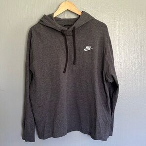 Mens Nike long sleeved tshirt hoodie Size Large